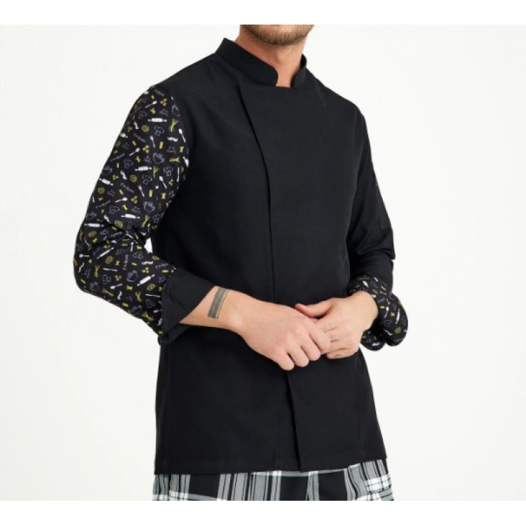 Desenli Aşçı Ceketi