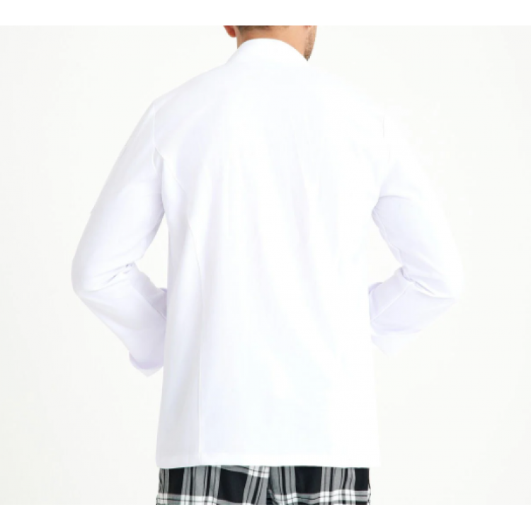 Uzun Yaka Aşçı Ceketi Beyaz Unisex