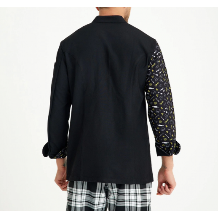 Desenli Aşçı Ceketi