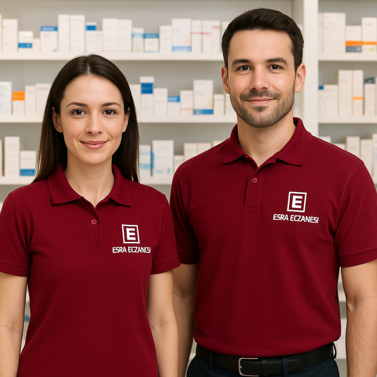 Eczacı T-shirt Bordo Unisex