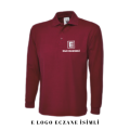 Eczacı Uzun Kol T-shirt Bordo Unisex