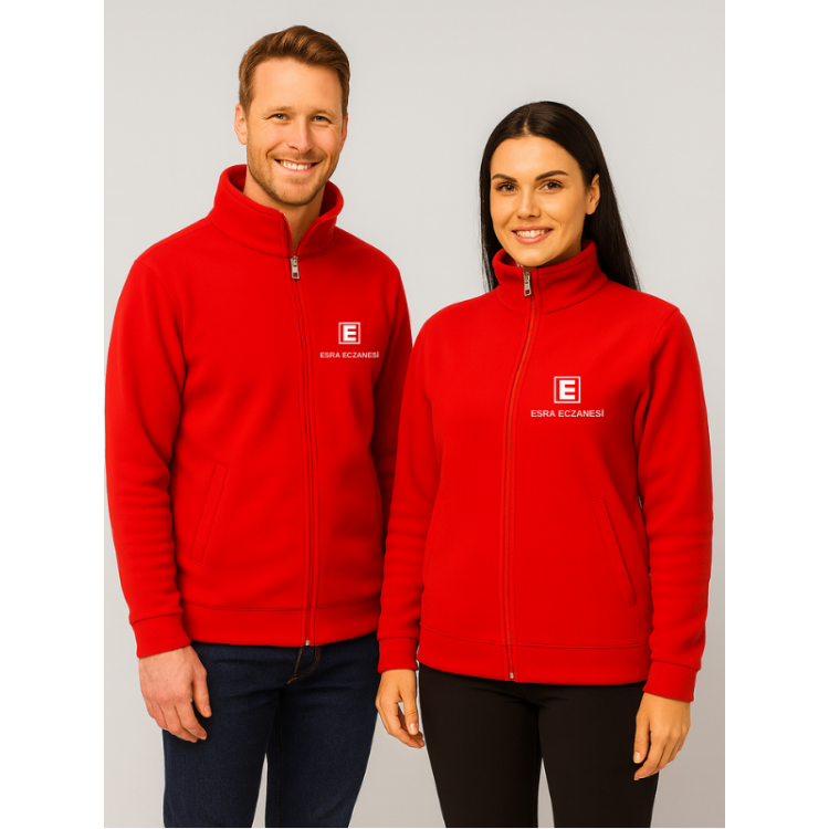 Eczacı Kırmızı Polar Mont Unisex Eczacı Kırmızı Polar Mont Unisex