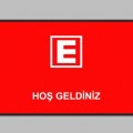 E Logolu Eczane İsimli Paspas PS03 E Logolu Eczane İsimli Paspas PS03