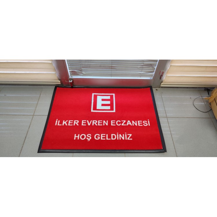 E Logolu Eczane İsimli Paspas PS03 E Logolu Eczane İsimli Paspas PS03
