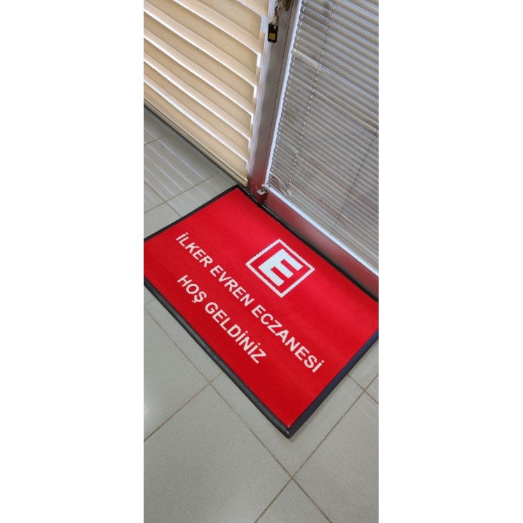 E Logolu Eczane İsimli Paspas PS03 E Logolu Eczane İsimli Paspas PS03
