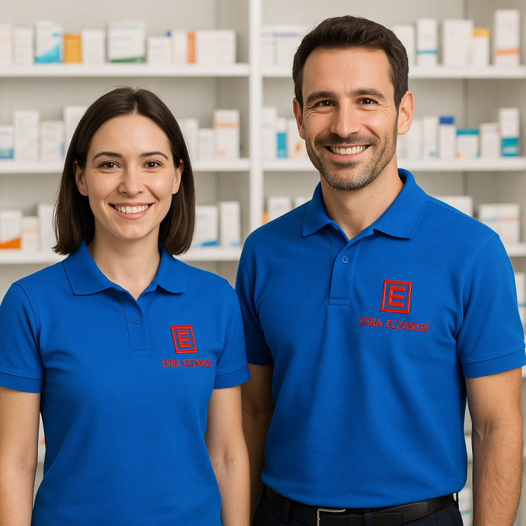 Eczacı T-shirt Saks Mavi Unisex