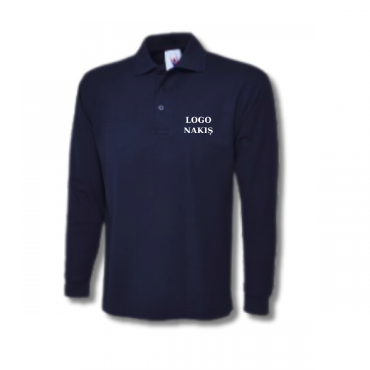 Uzun Kollu Tişört Lacivert