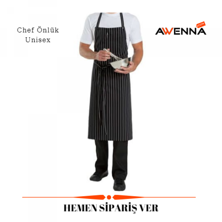 Şef Aşçı Gabardin Önlük