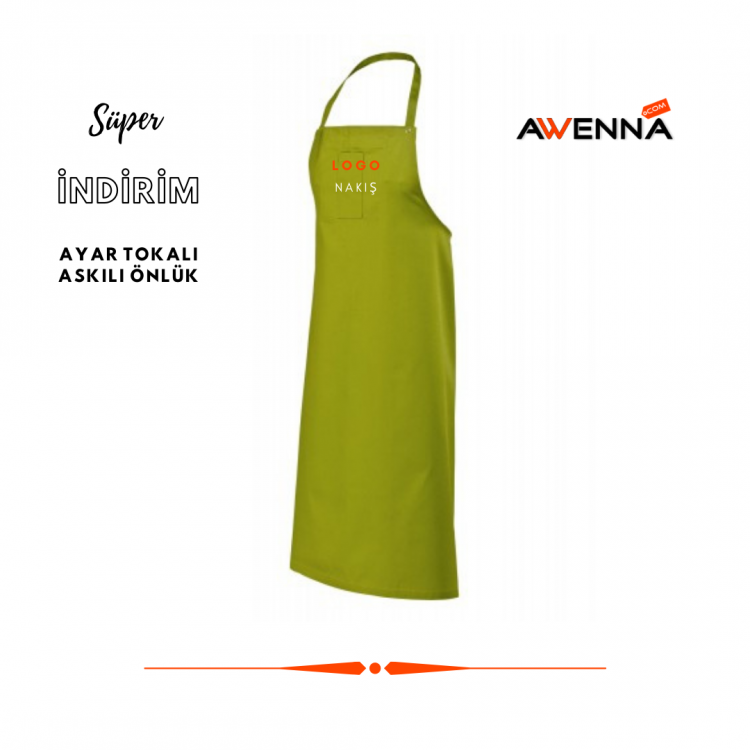 Askılı Önlük Yeşil ASC07