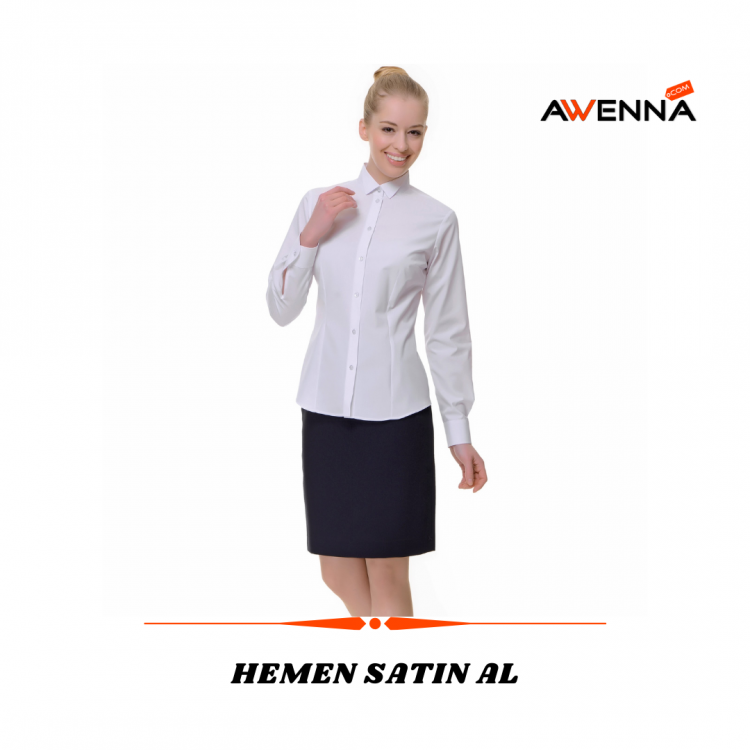 Bayan Beyaz Gömlek Bayan Beyaz Gömlek