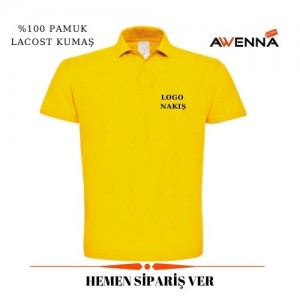 Polo Yaka T-shirt Sarı