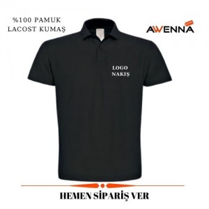 Polo Yaka T-shirt Siyah